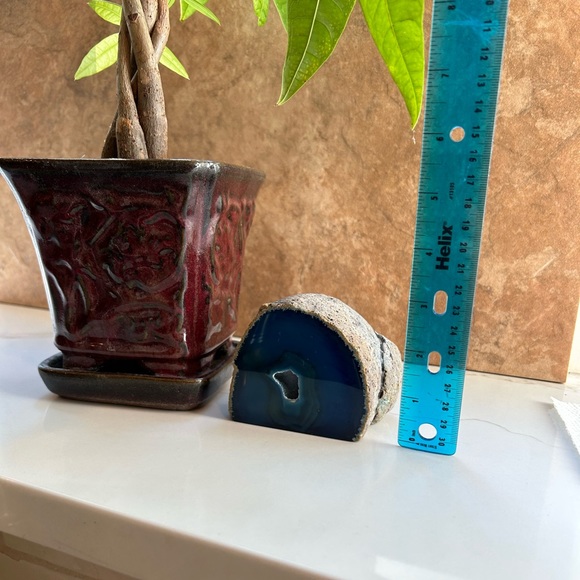 Agate Geode Flat Bottom - Picture 2 of 9